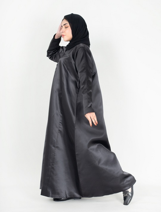 Abaya With Front Buttons