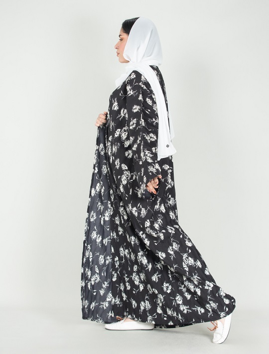 Abaya Floral printed bisht