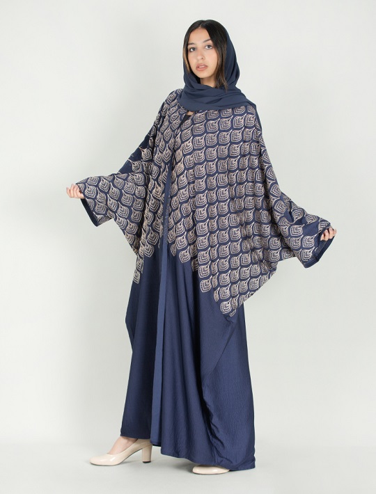 Bisht with all over embroidery