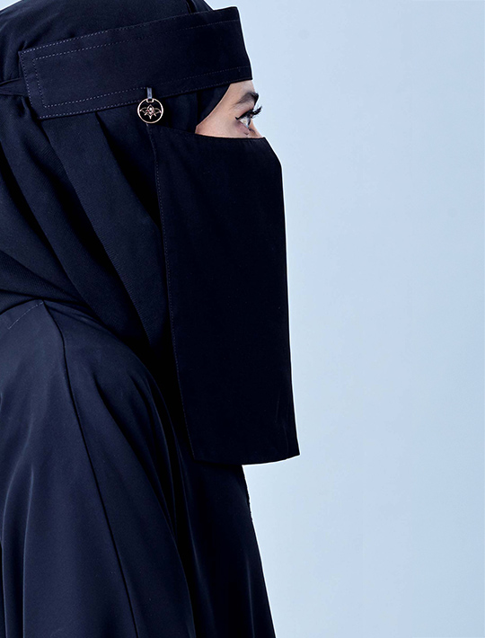 Niqab With Elastic On Front