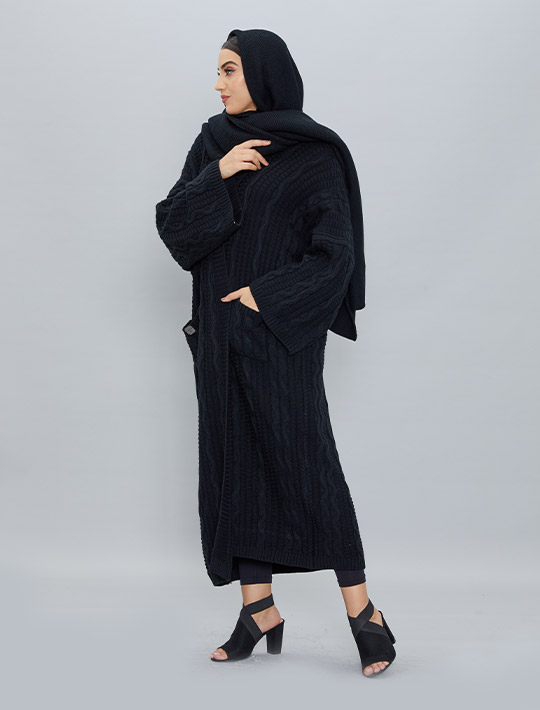 Winter Knitted Abaya
