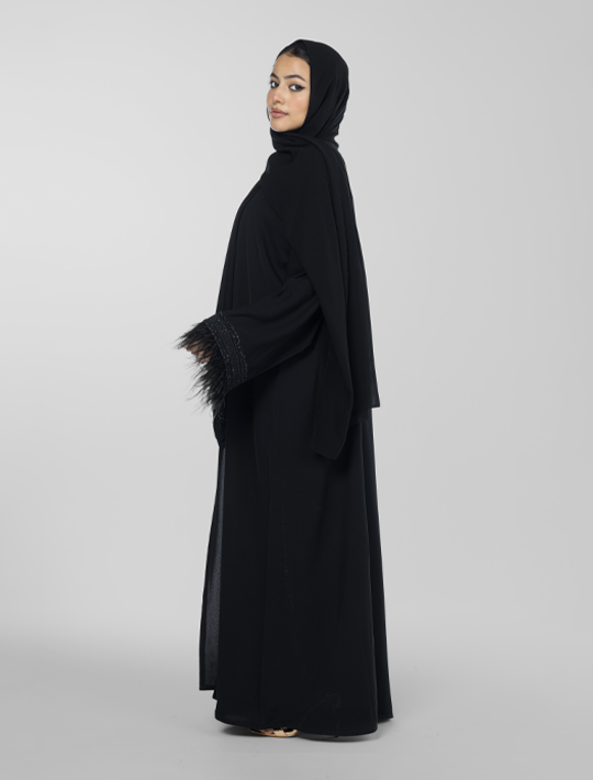 Open Abaya Wide Sleeves