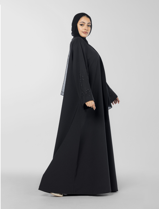 Simple Cut Open Abaya