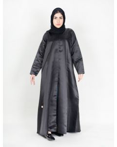 Abaya With Front Buttons