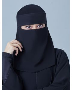 Short Niqab With Logo