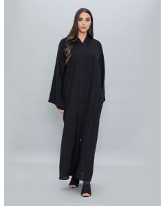 Simple Closed Abaya with Band