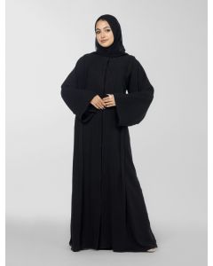 Closed Abaya With Front Folds