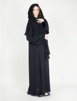 Abaya with front buttons