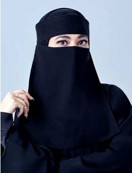 Plain Niqab With Band
